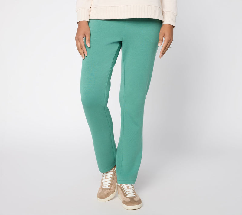 Belle by Kim Gravel Petite ScubaLuxe Slim Straight Pant — View 15
