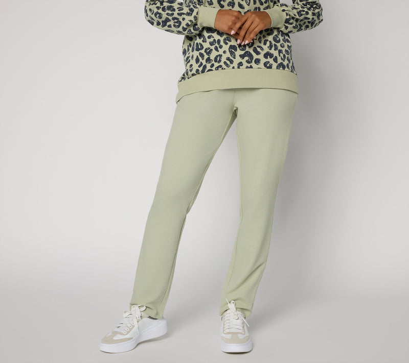 Belle by Kim Gravel Regular French Terry Straight Leg Pant — View 5