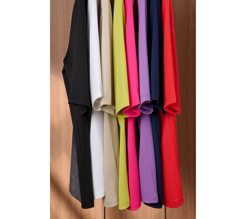 Susan Graver Essentials Butterknit V-Neck Top with Elbow Sleeves — View 23