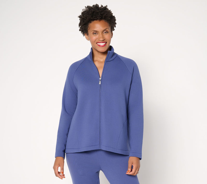 Women with Control Casa Cozy Zip Front Jacket — Main view