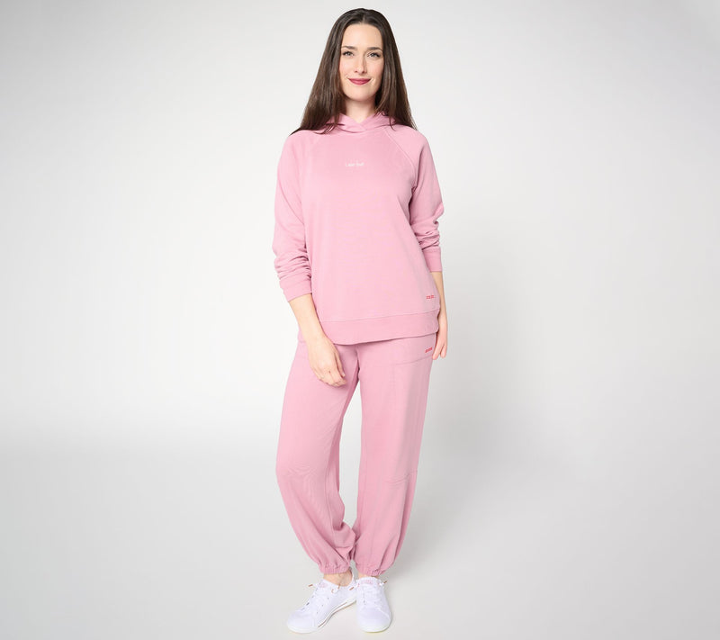 Peace Love World French Terry Affirmation Hoodie — View 10
