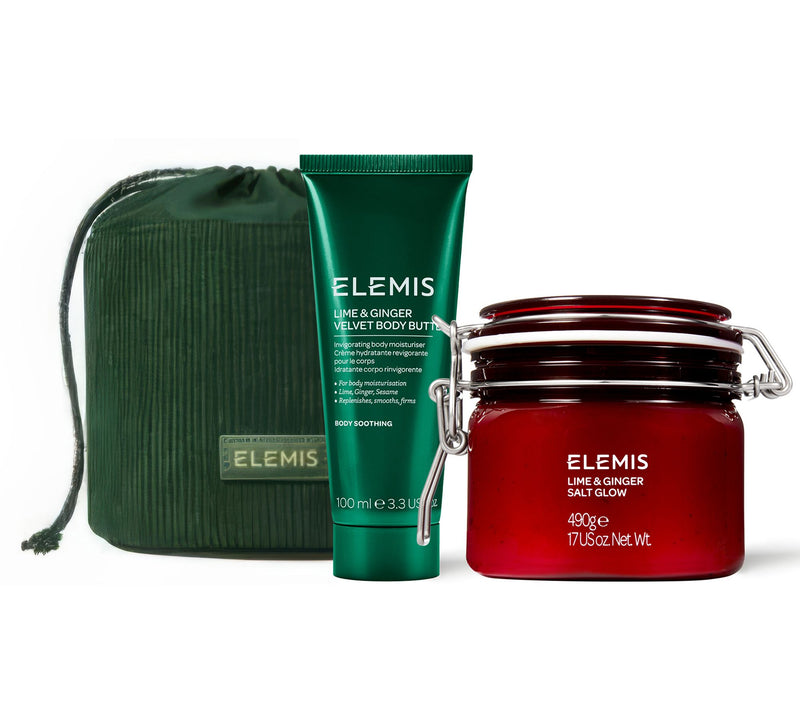 ELEMIS Island Prep: Lime & Ginger Salt Glow & Body Butter 2pc — Main view