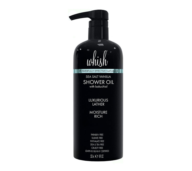 Whish 18oz Shower Oil with Bakuchiol — View 12