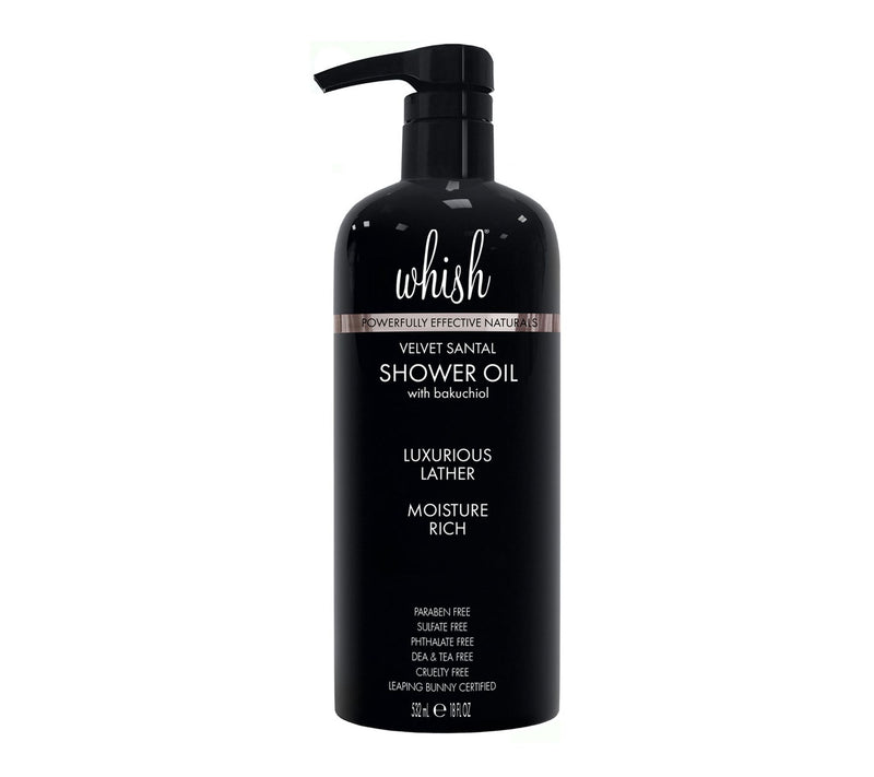 Whish 18oz Shower Oil with Bakuchiol — View 7