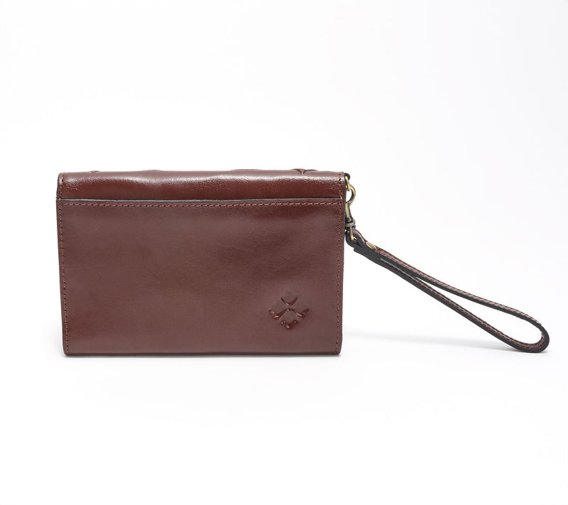 Patricia Nash Leather Marsiliana Mirror Wristlet — View 2