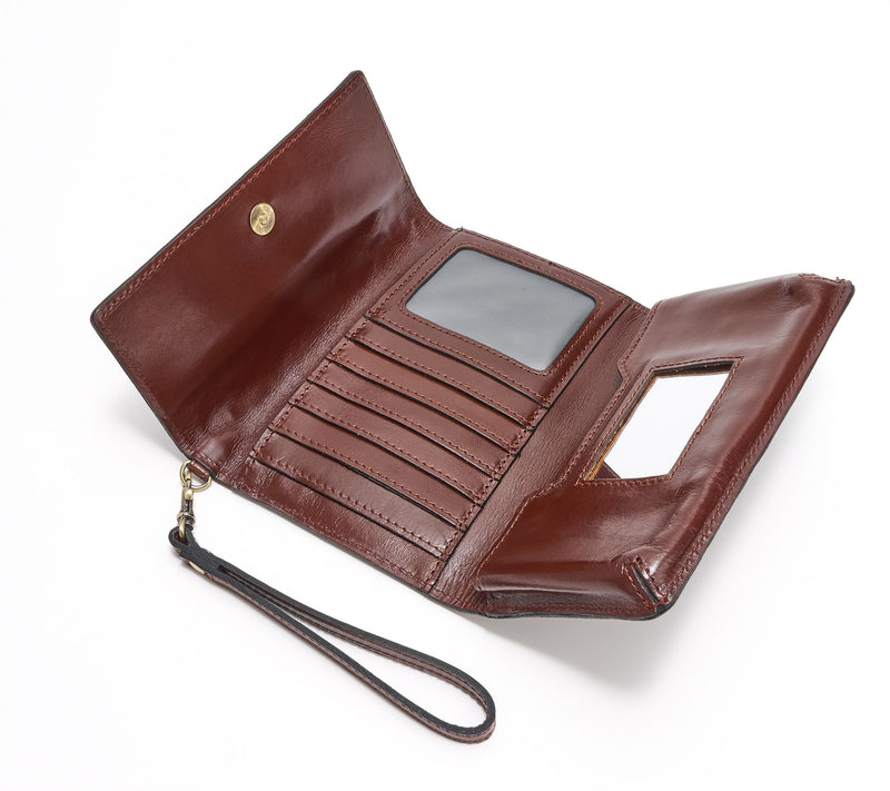 Patricia Nash Leather Marsiliana Mirror Wristlet — View 3