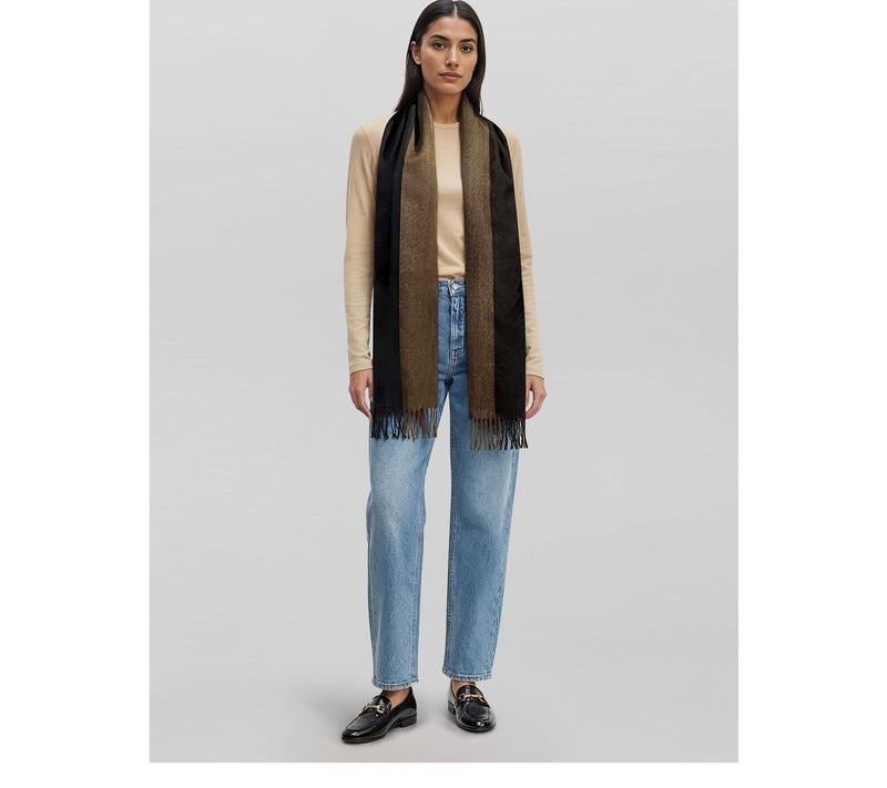alicia adams alpaca Alpaca and Silk Blend Derby Wrap — View 6