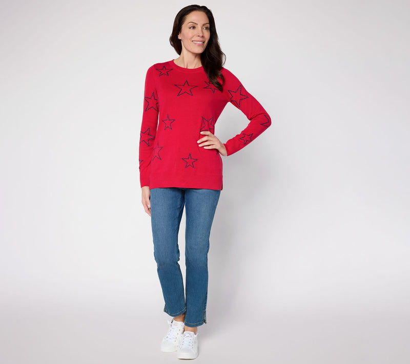 Belle by Kim Gravel Sketchy Open Shining Star Sweater — View 17