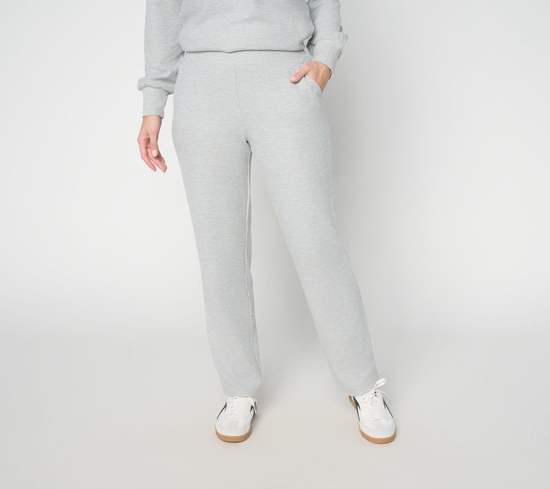 Belle by Kim Gravel Regular Wonder Waffle Relaxed Straight Pant — View 13