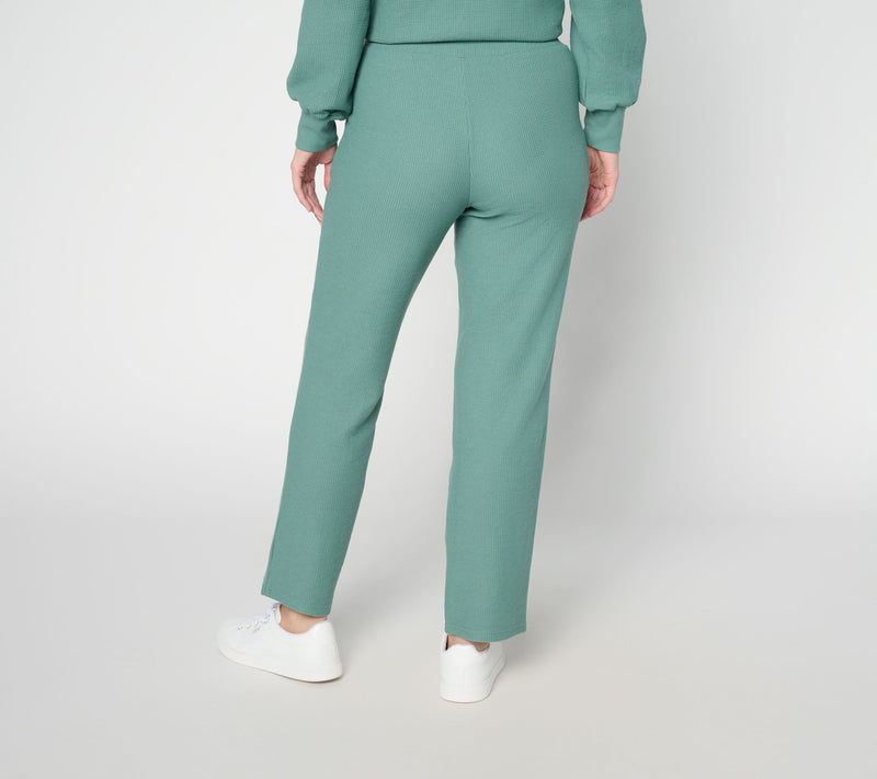 Belle by Kim Gravel Petite Wonder Waffle Relaxed Straight Pant — View 3