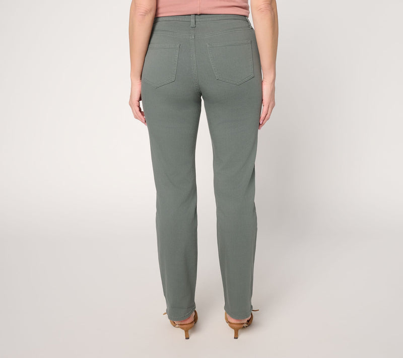 NYDJ Sure Stretch Ellison Straight-Leg Jeans - Tall — View 4