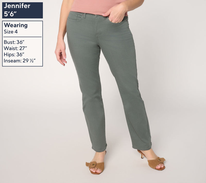 NYDJ Sure Stretch Ellison Straight-Leg Jeans - Tall — View 3