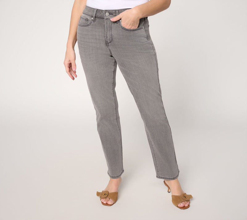 NYDJ Sure Stretch Ellison Straight-Leg Jeans - Tall — View 19