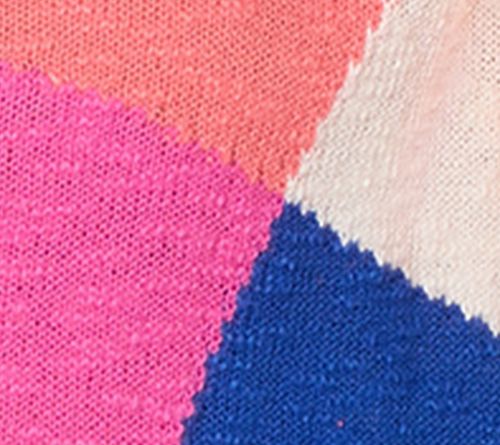 Belle by Kim Gravel Criss Crossed Color Block Sweater — View 8