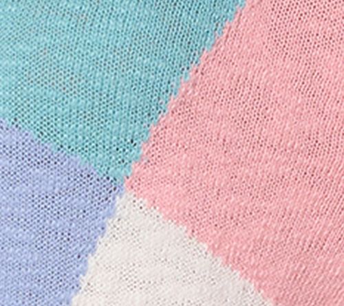 Belle by Kim Gravel Criss Crossed Color Block Sweater — View 9