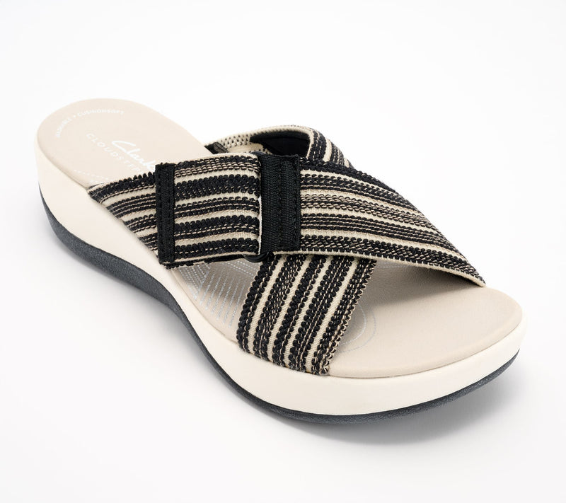 Clarks Cloudsteppers Slide Sandals - Arla Wave — View 11