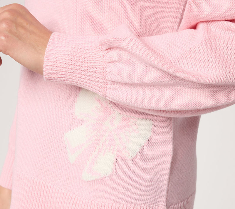 Belle by Kim Gravel Life is Knot Too Bad Bow Sweater — View 6