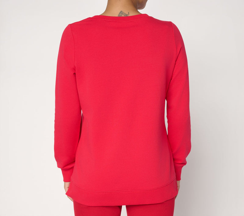 Belle by Kim Gravel French Terry Pearly Heart True Love Top — View 4