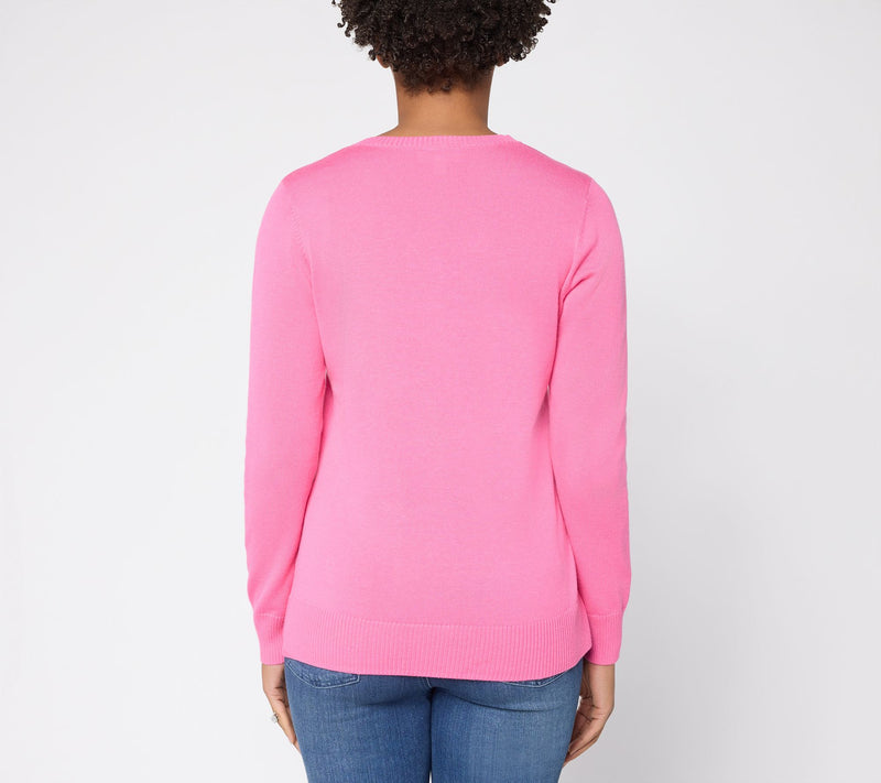 Belle by Kim Gravel Chic Speak Statement Sweater — View 4