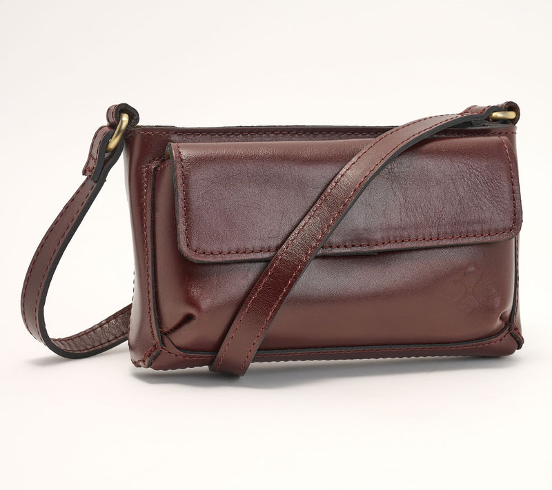 Patricia Nash Leather Dovera Phone Crossbody — View 11