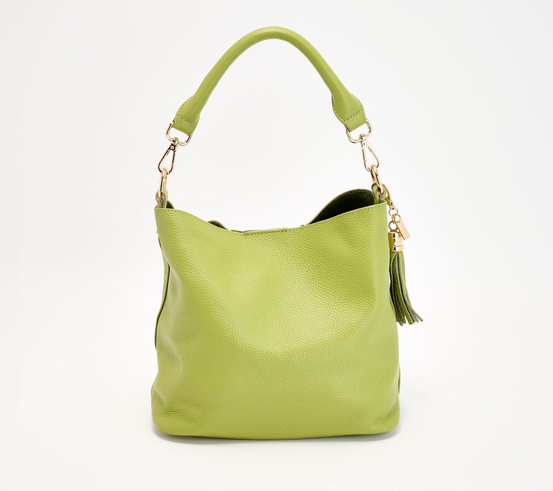 Pom Pom London Lambeth Leather Convertible Bucket Bag — View 3