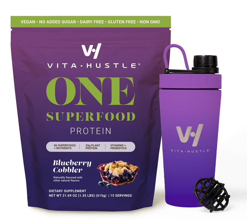 VitaHustle ONE Nutrition Shake 15 Servings w/Shaker Bottle — Main view