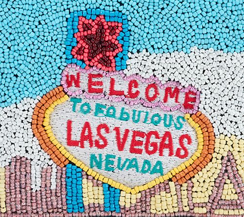 America & Beyond Embellished Destination Pouch — View 2