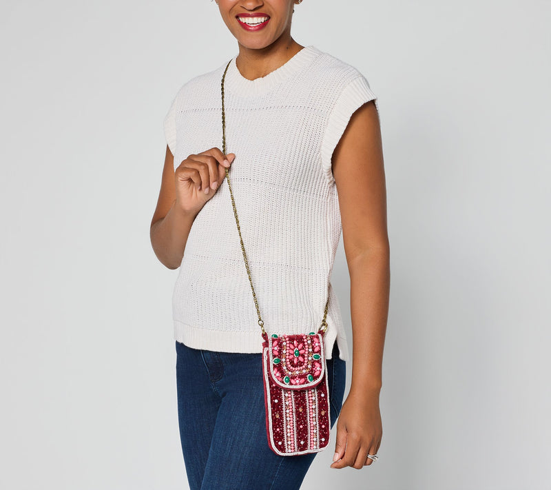 America & Beyond Embellished Mobile Phone Bag — View 4