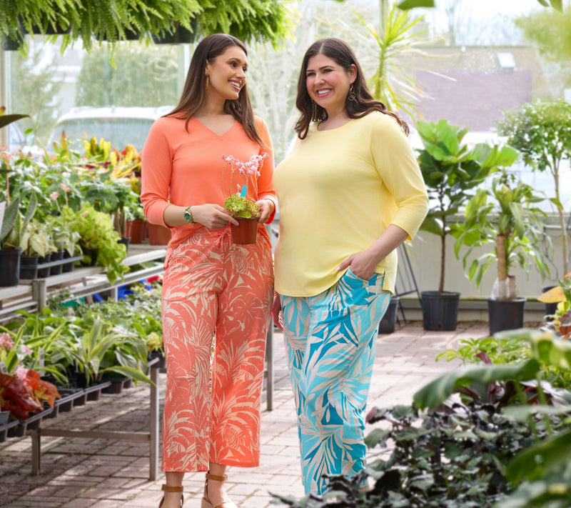 Belle by Kim Gravel TripleLuxe Knit Set of 2 3/4 Sleeve Tops — View 9