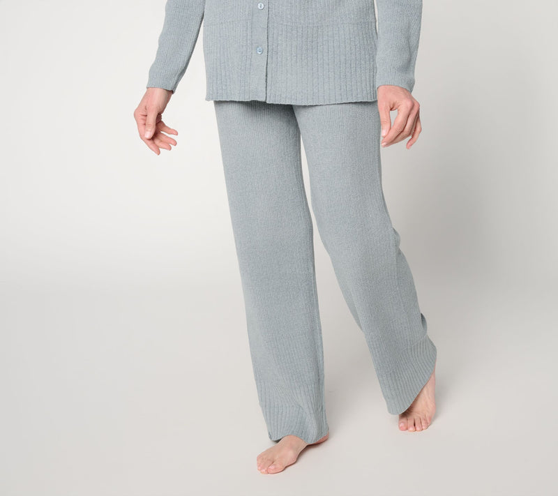 Barefoot Dreams Regular CozyChic Ultra Lite Rib Blocked Pant — View 9
