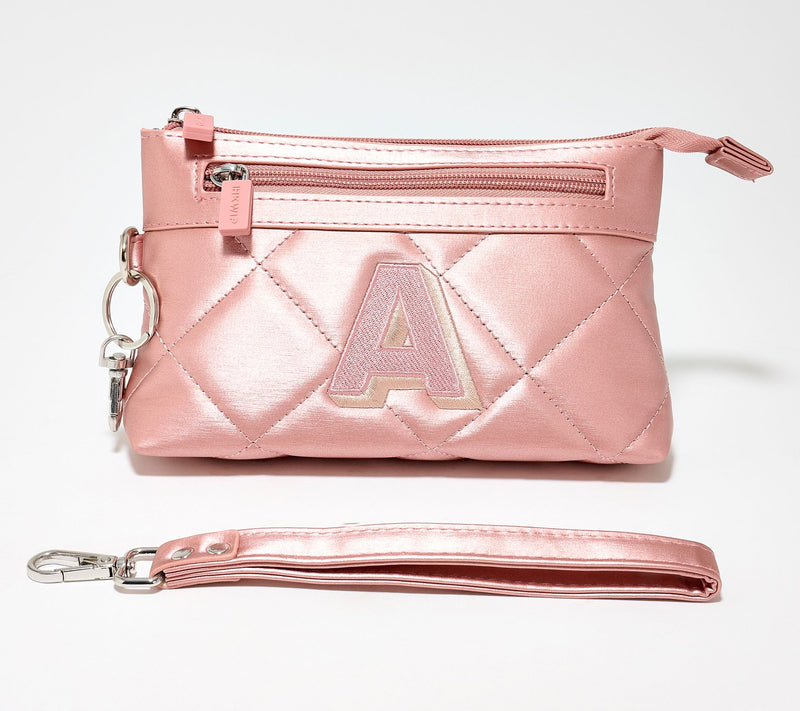 IHKWIP Monogram Initial RFID Pouch with Wristlet — View 30