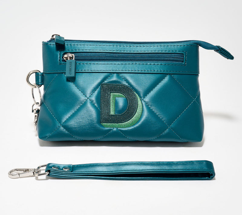 IHKWIP Monogram Initial RFID Pouch with Wristlet — View 33
