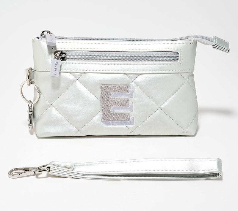 IHKWIP Monogram Initial RFID Pouch with Wristlet — View 34