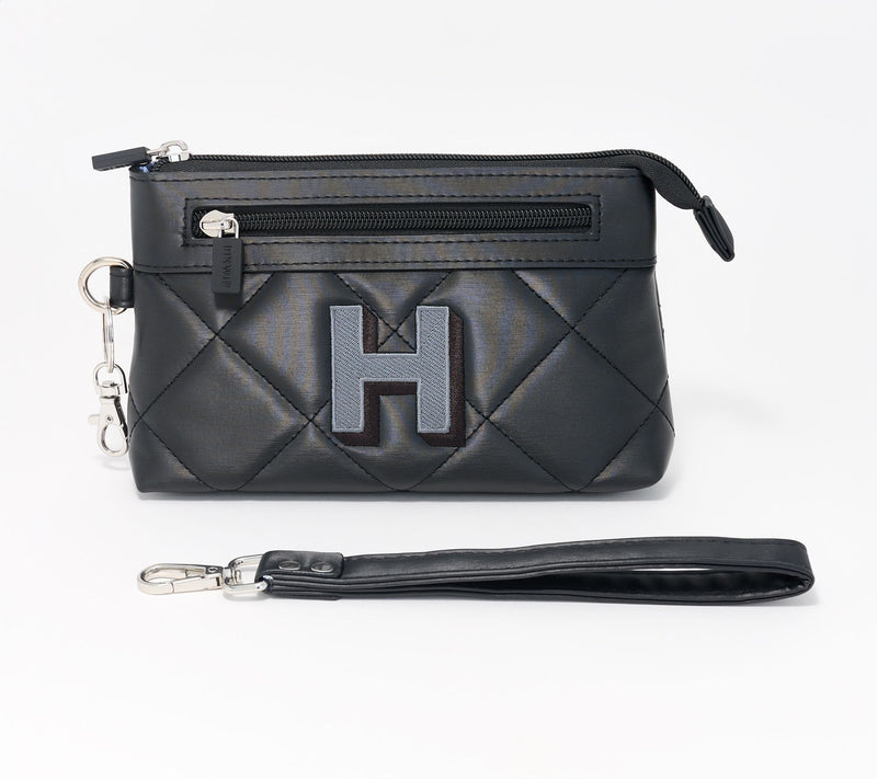 IHKWIP Monogram Initial RFID Pouch with Wristlet — View 37