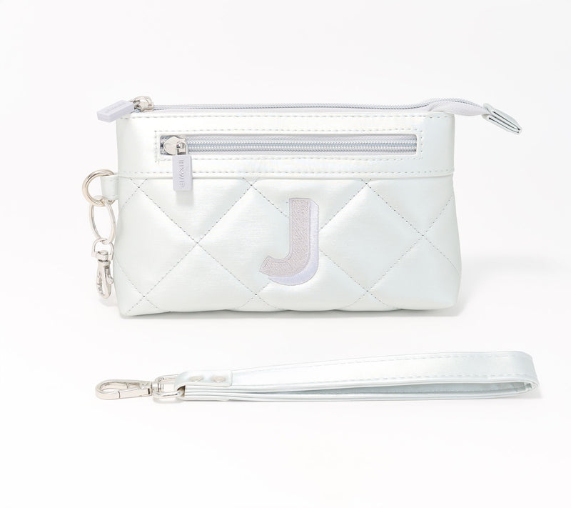 IHKWIP Monogram Initial RFID Pouch with Wristlet — View 39