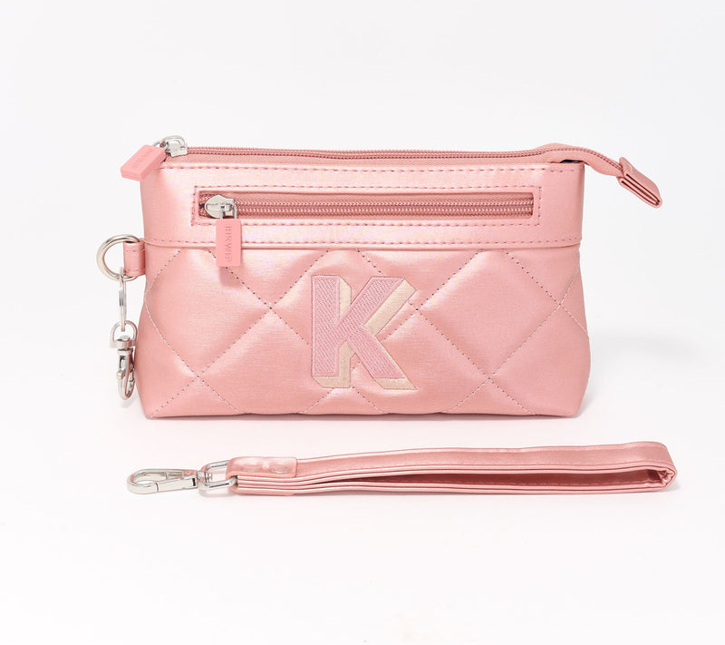 IHKWIP Monogram Initial RFID Pouch with Wristlet — View 40