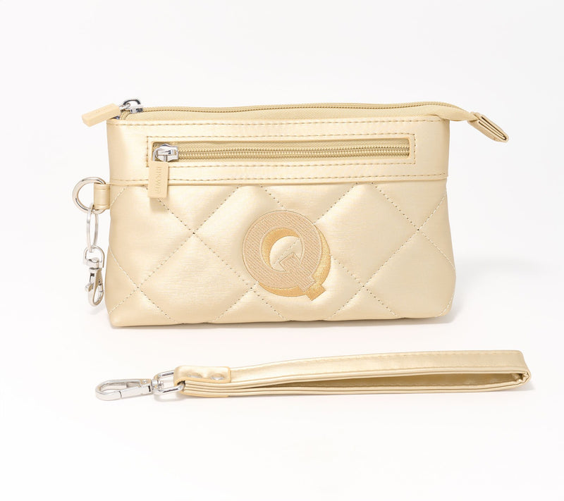 IHKWIP Monogram Initial RFID Pouch with Wristlet — View 46