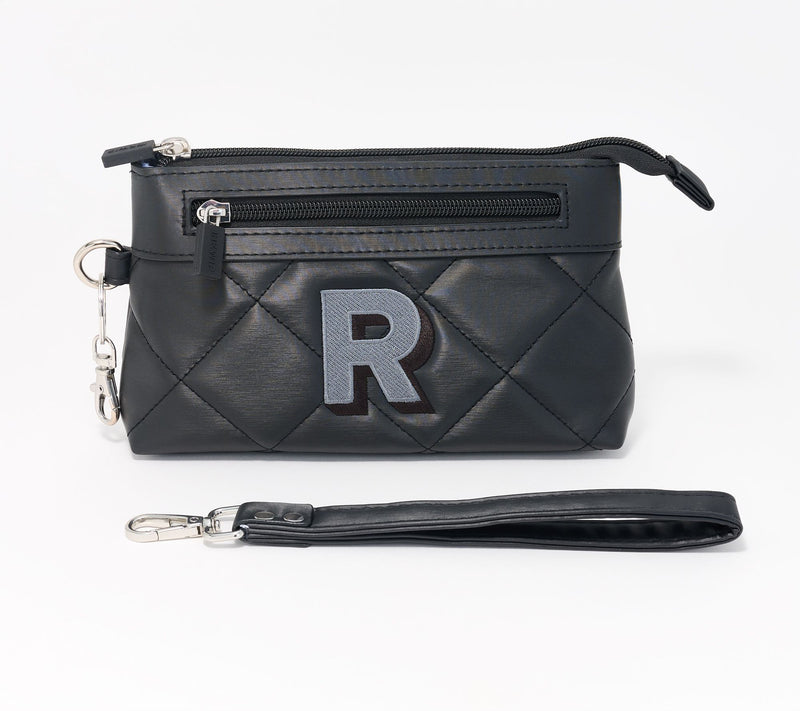 IHKWIP Monogram Initial RFID Pouch with Wristlet — View 47