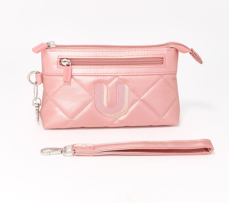 IHKWIP Monogram Initial RFID Pouch with Wristlet — View 50