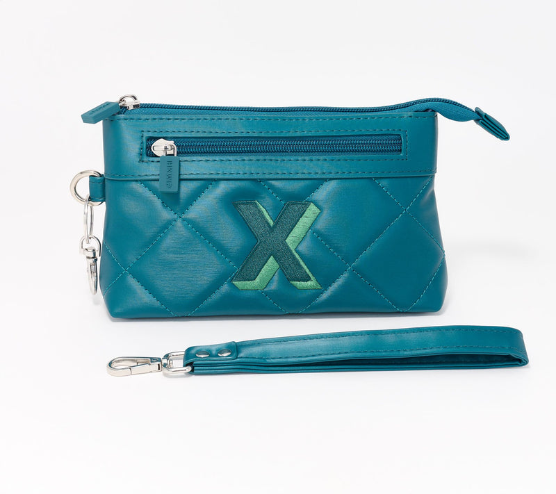 IHKWIP Monogram Initial RFID Pouch with Wristlet — View 53