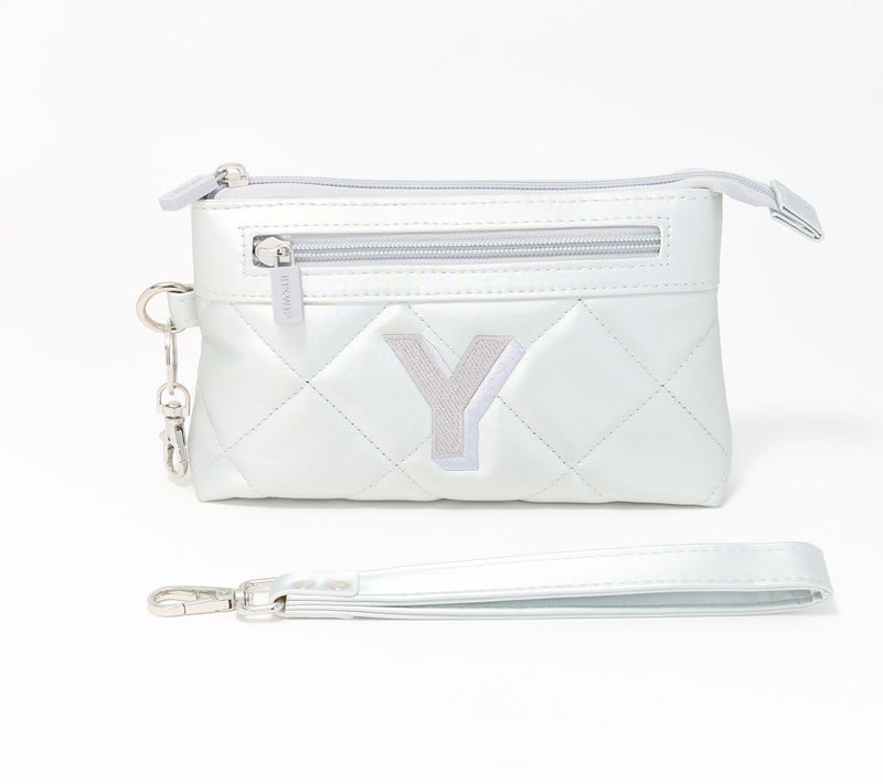 IHKWIP Monogram Initial RFID Pouch with Wristlet — View 54