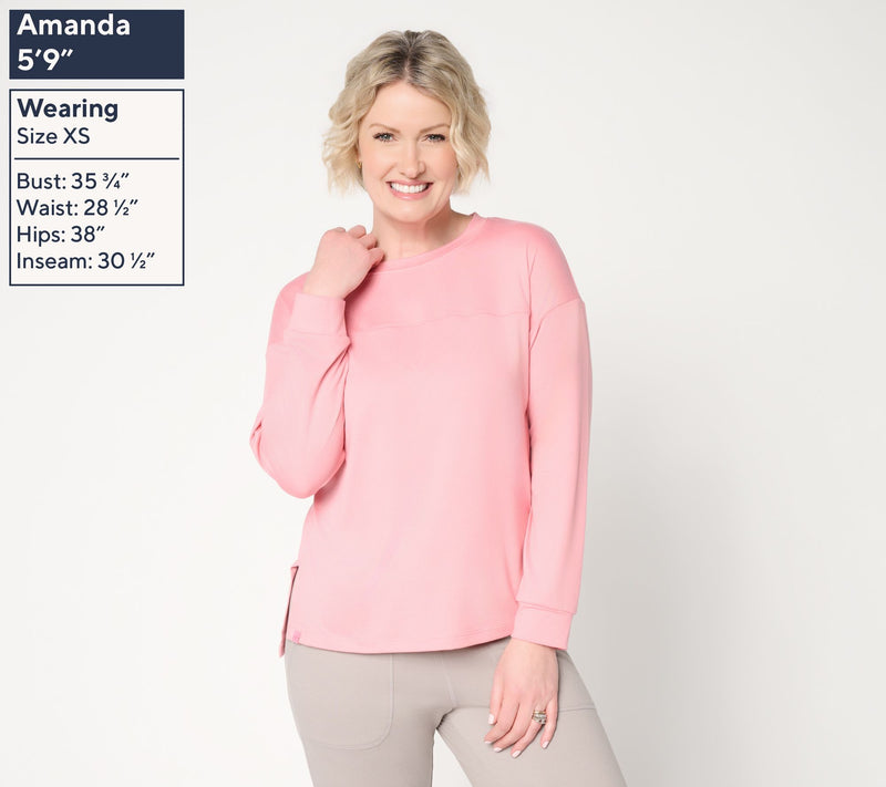 Barefoot Dreams Butterchic Seamed Pullover — View 9