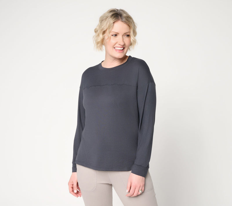 Barefoot Dreams Butterchic Seamed Pullover — View 5