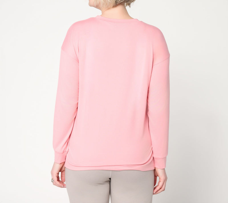 Barefoot Dreams Butterchic Seamed Pullover — View 10