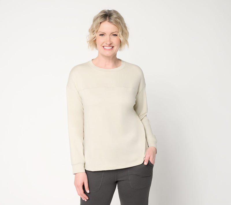 Barefoot Dreams Butterchic Seamed Pullover — View 3