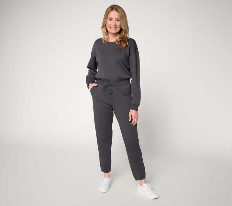 Barefoot Dreams Brushed Luxe Lounge Jumpsuit — View 3