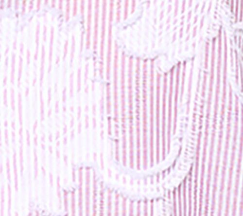 Women with Control Woven Jacquard Button Front Top — View 9