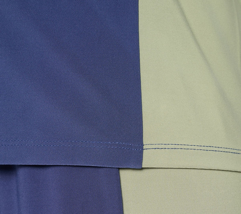 Women with Control Color Blocked La Roma Top and Bottom Set — View 5