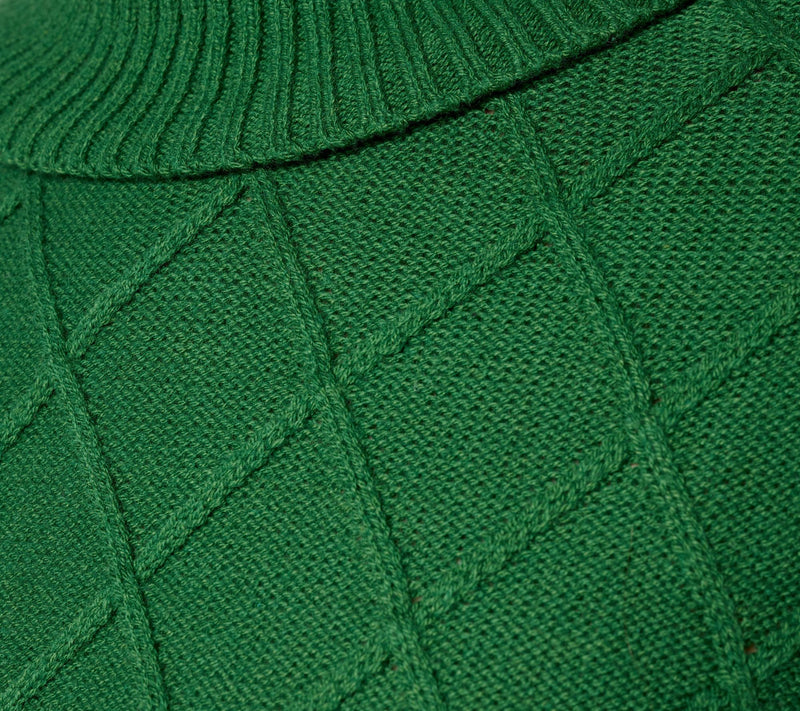 Joan Rivers Diamond Cable Turtleneck Sweater — View 6