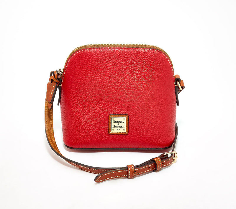 Dooney & Bourke Pebble Leather Domed Crossbody — View 15